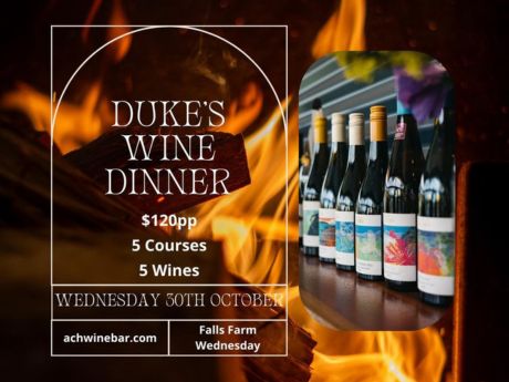 [30 OCTOBER] WINEMAKER DINNER - ACH WINE BAR AND BISTRO - HAMILTON, QLD