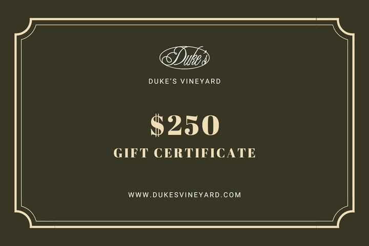 • Duke's Vineyard - Gift Cards •